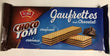 CHOCO TOM Gaufrettes Chocolat 100g
